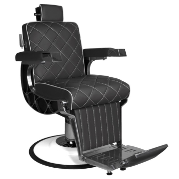 ActivShop GABBIANO FOTEL BARBERSKI GIUSEPPE CZARNY